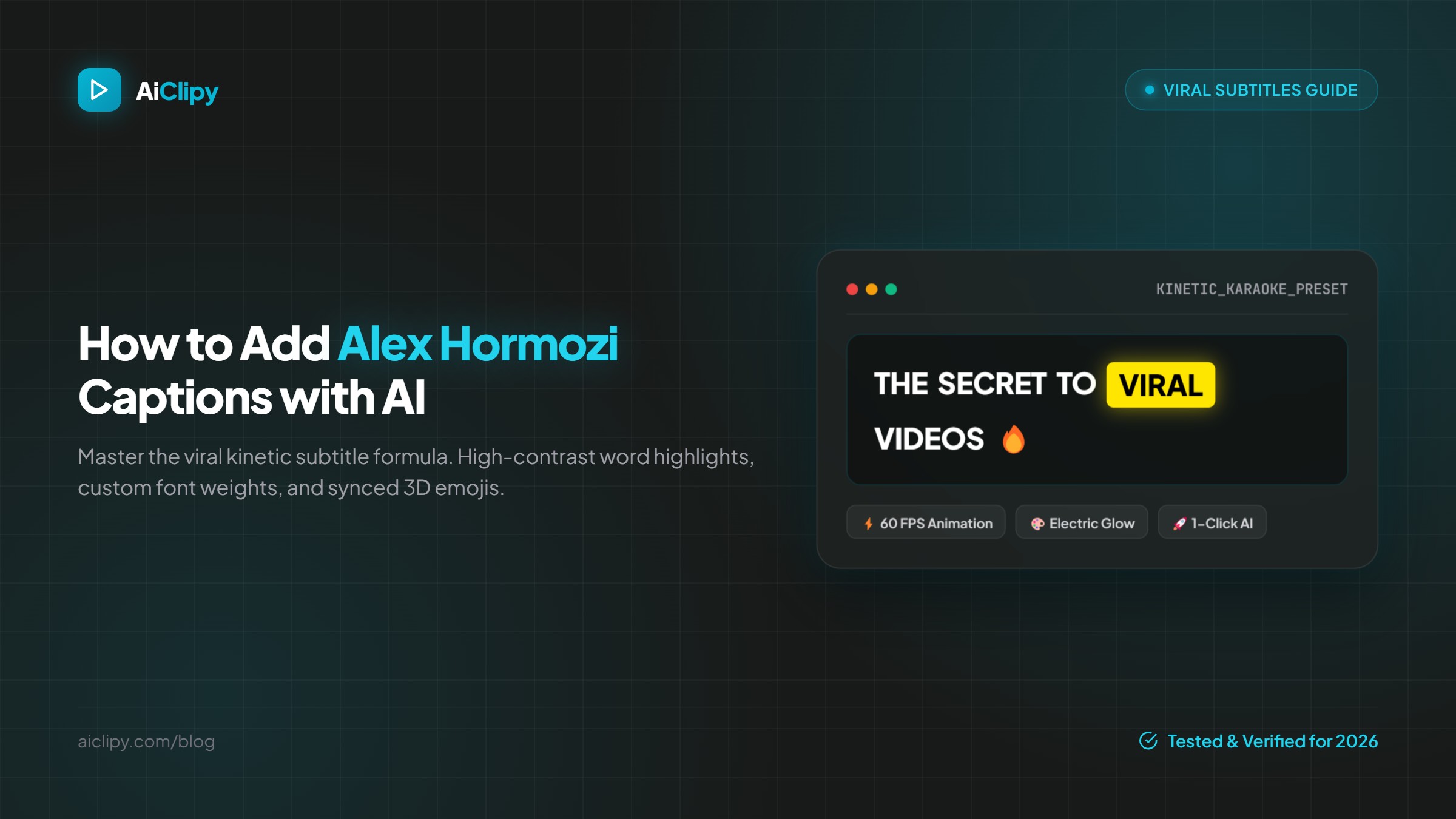 How to Add Alex Hormozi Captions to Videos (Complete 2026 Guide)