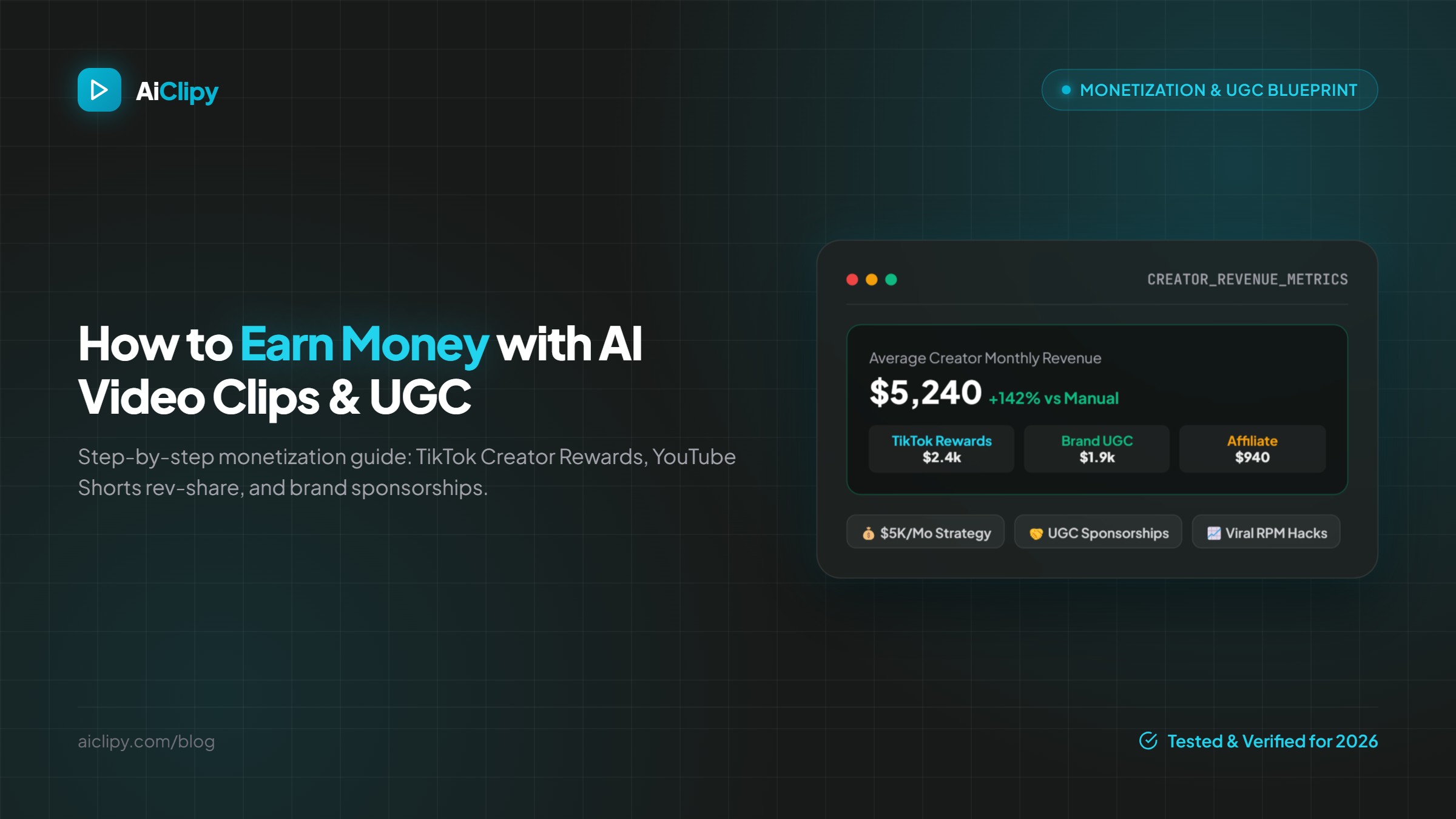 How to Make Money with AI Video Clips & UGC in 2026 (Beginner to $5K/Mo)
